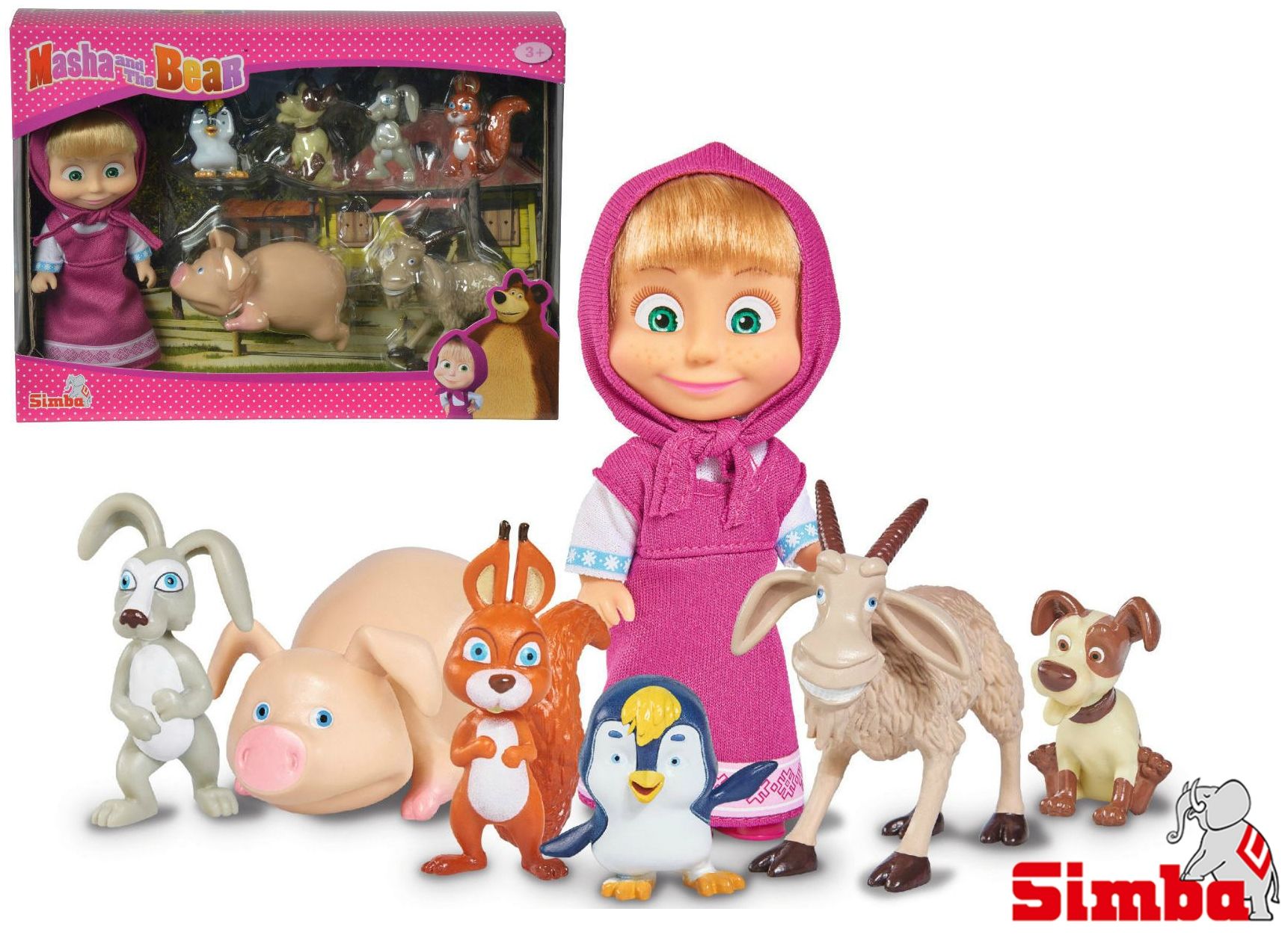 Masza I Niedźwiedź Lalka Figurki Zwierzątek Simba 7249019538 Masza I Niedźwiedź Lalka Figurki Zwierzątek Simba 7249019538