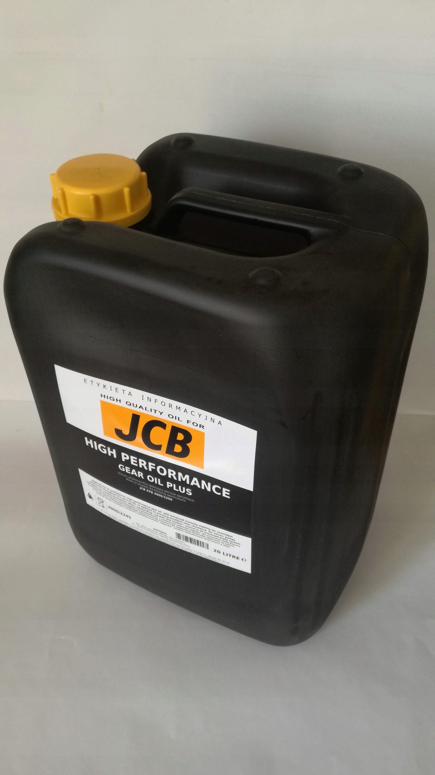 OLEJ MOST HP PLUS ORG 20 Ltr JCB 3CX 4CX inne 7531660604 oficjalne