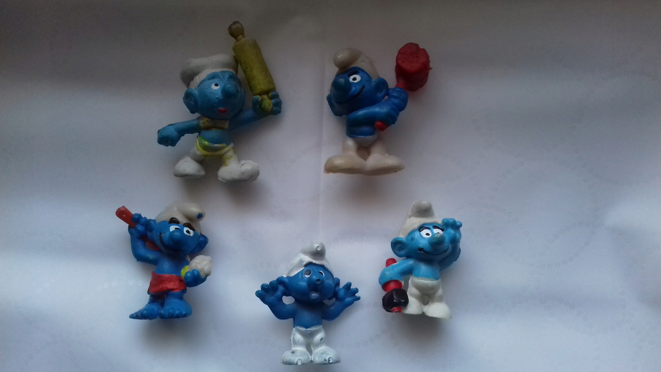 Z2 Smerfy Smurfy Figurki Zabawki Prl Lata 90