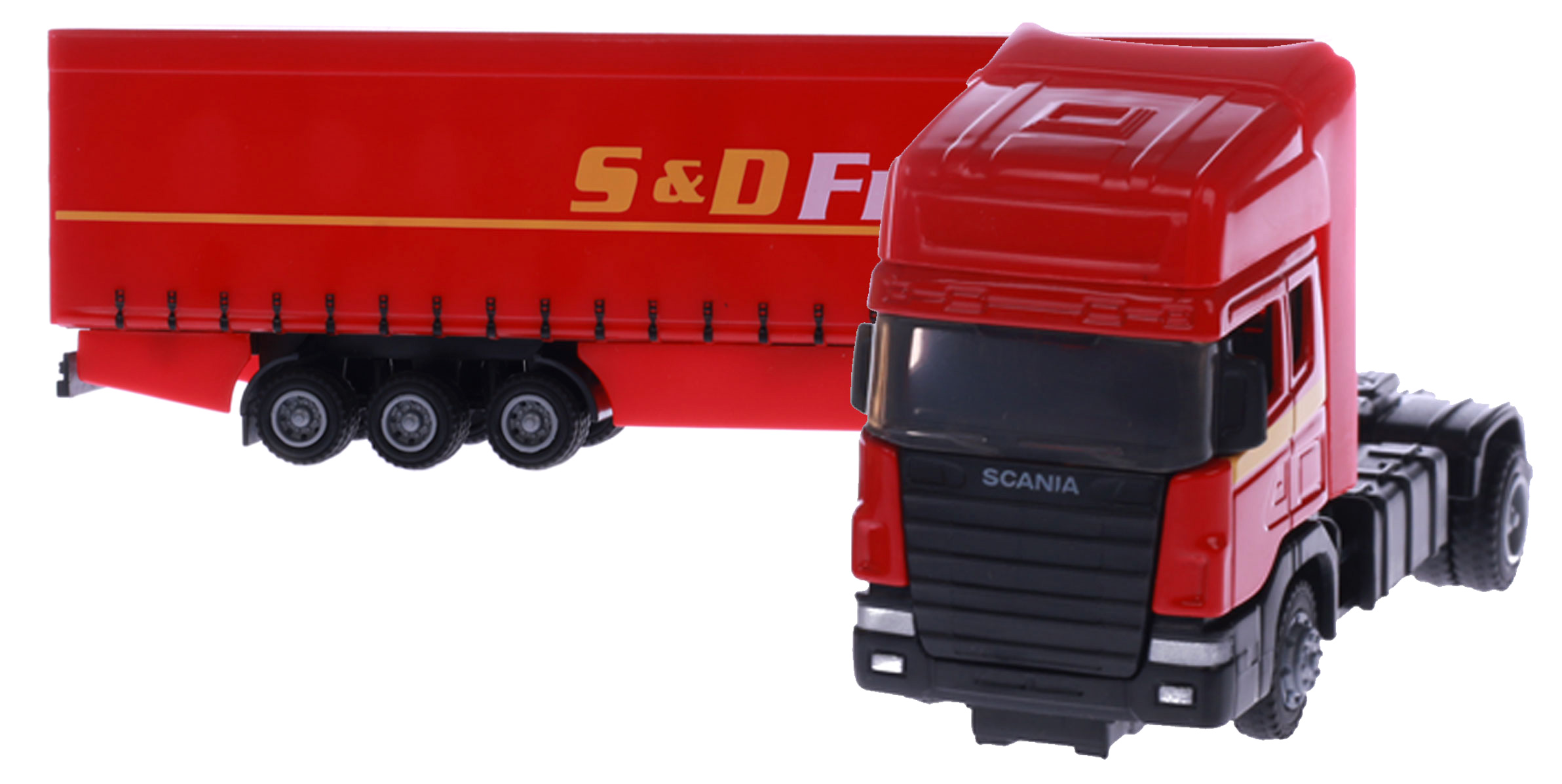 Teama Scania Ciężarówkanaczepa Tir Czerwony 30cm 7128286518