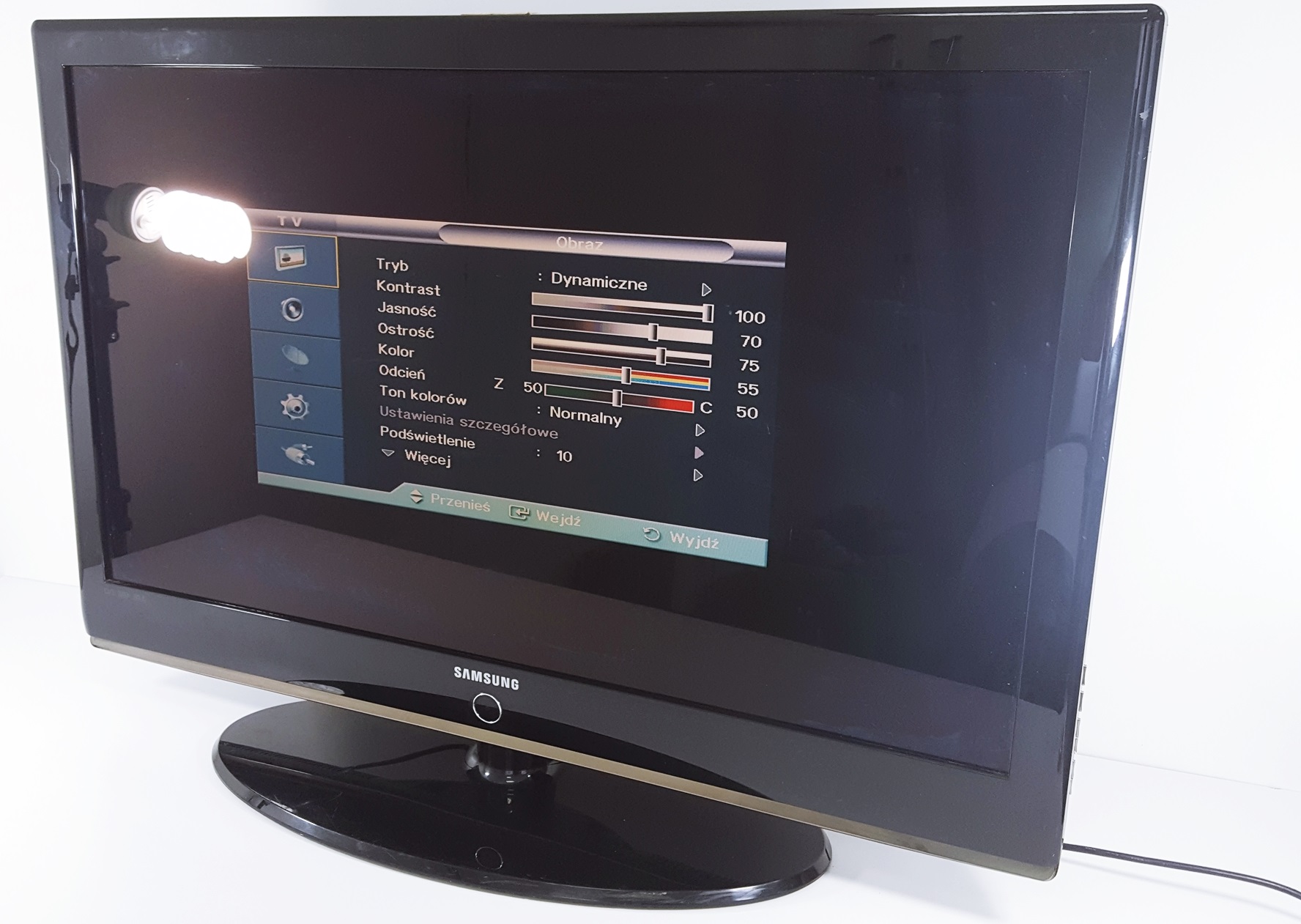 TELEWIZOR 40" TV SAMSUNG LE40M87BDX FULL HD - 7432538159 - oficjalne ...