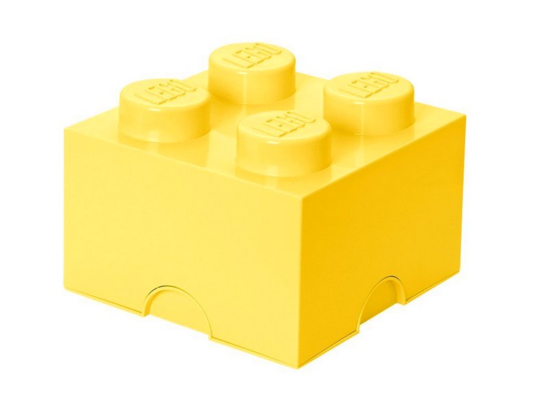 Lego Storage Pojemnik Na Klocki I Zabawki 4 żółty 7205636612