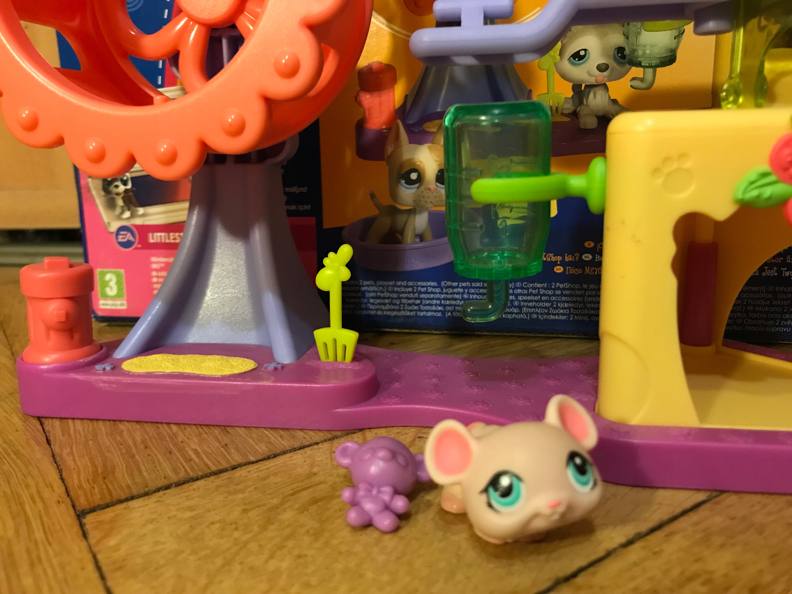 LITTLEST PET SHOP HAMSTER PLAYGROUND + DOMKI 7649228572 oficjalne