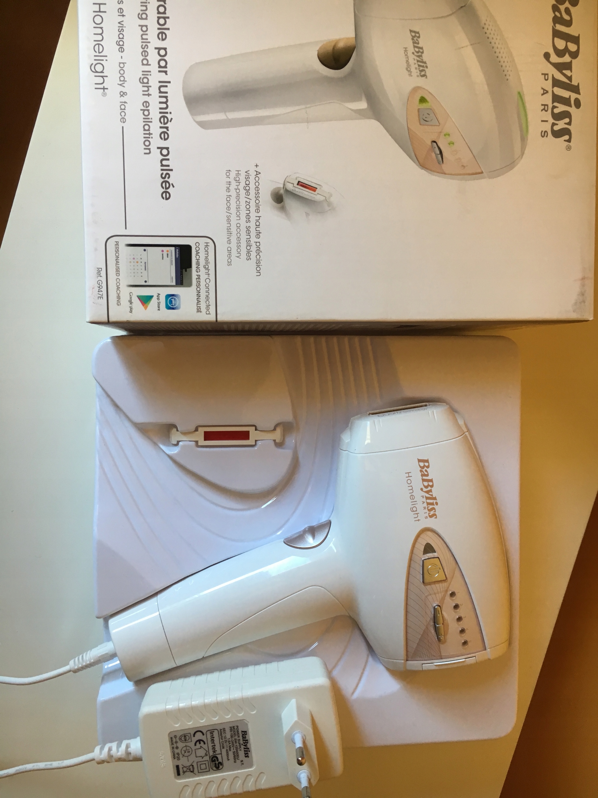 Babyliss depilator laserowy światłem G947E 7442106286 oficjalne