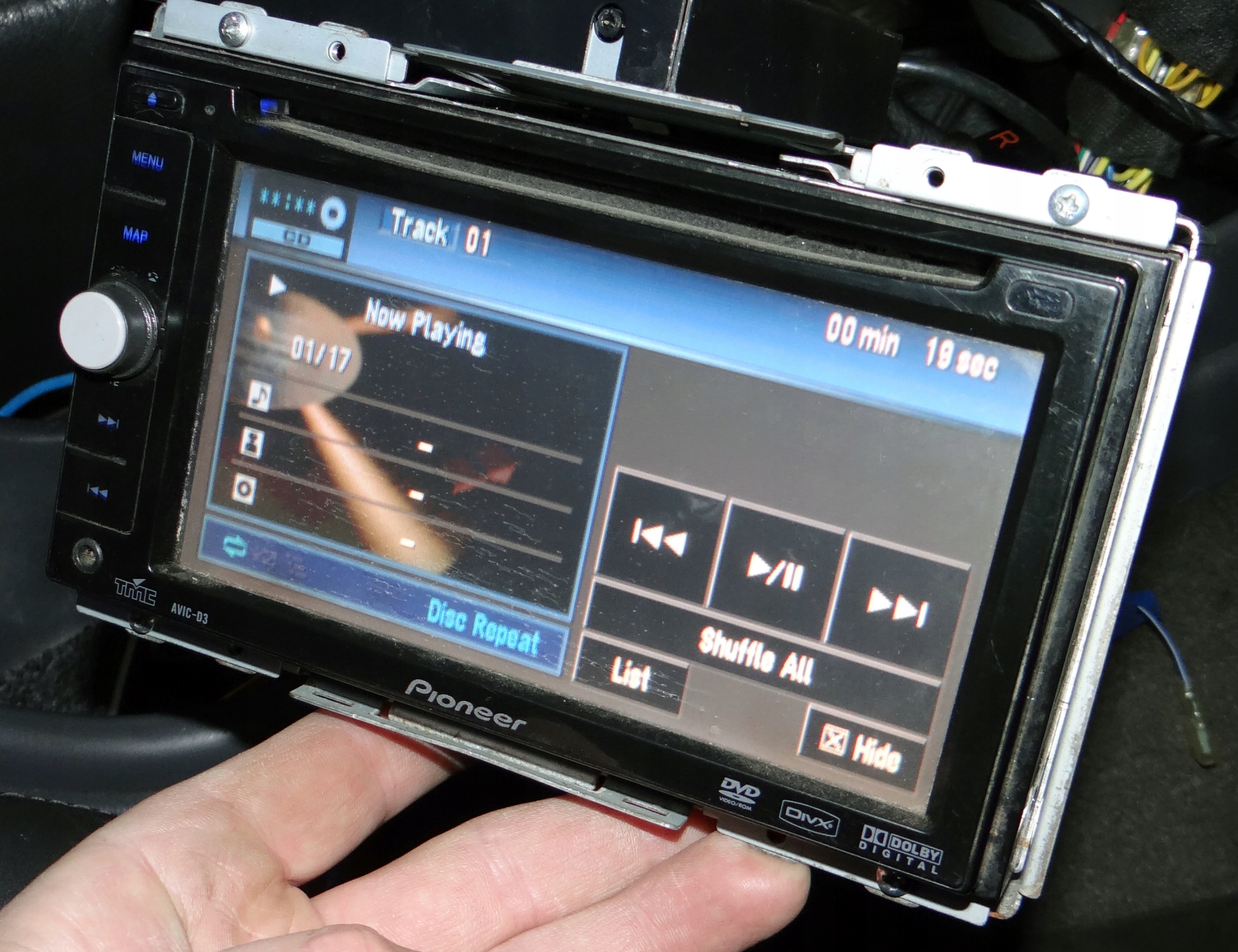 2 DIN PIONEER AVIC D3 NAVI BLUETOOTH KAMERA COFANI 7717581049