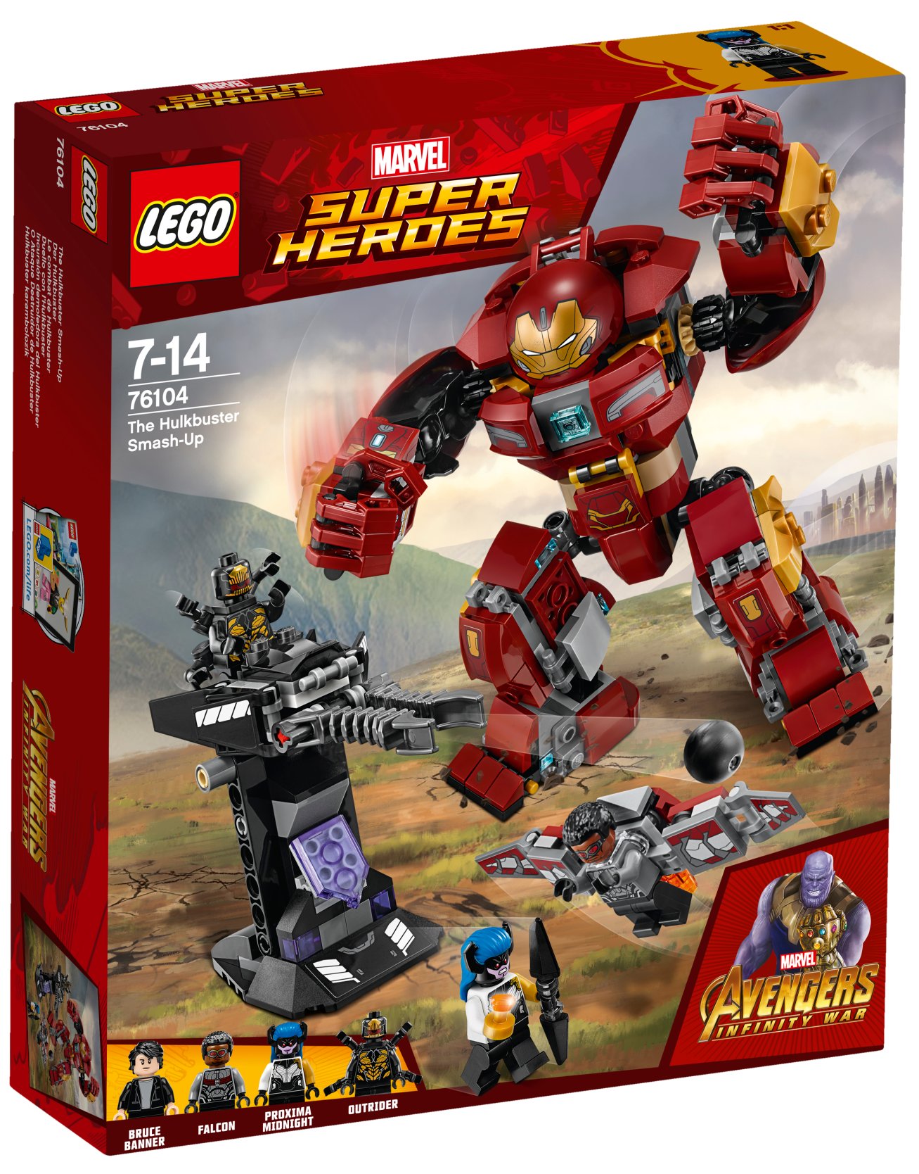 Sword 76104 Minifigure Hulkbuster LEGO NEW Super Heroes Proxima Midnight