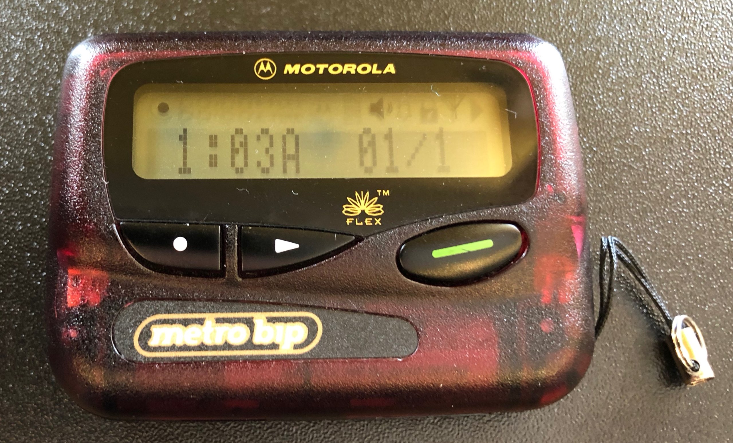 Motorola pager Metro Bip dla kolekcjonera 7409822840 oficjalne