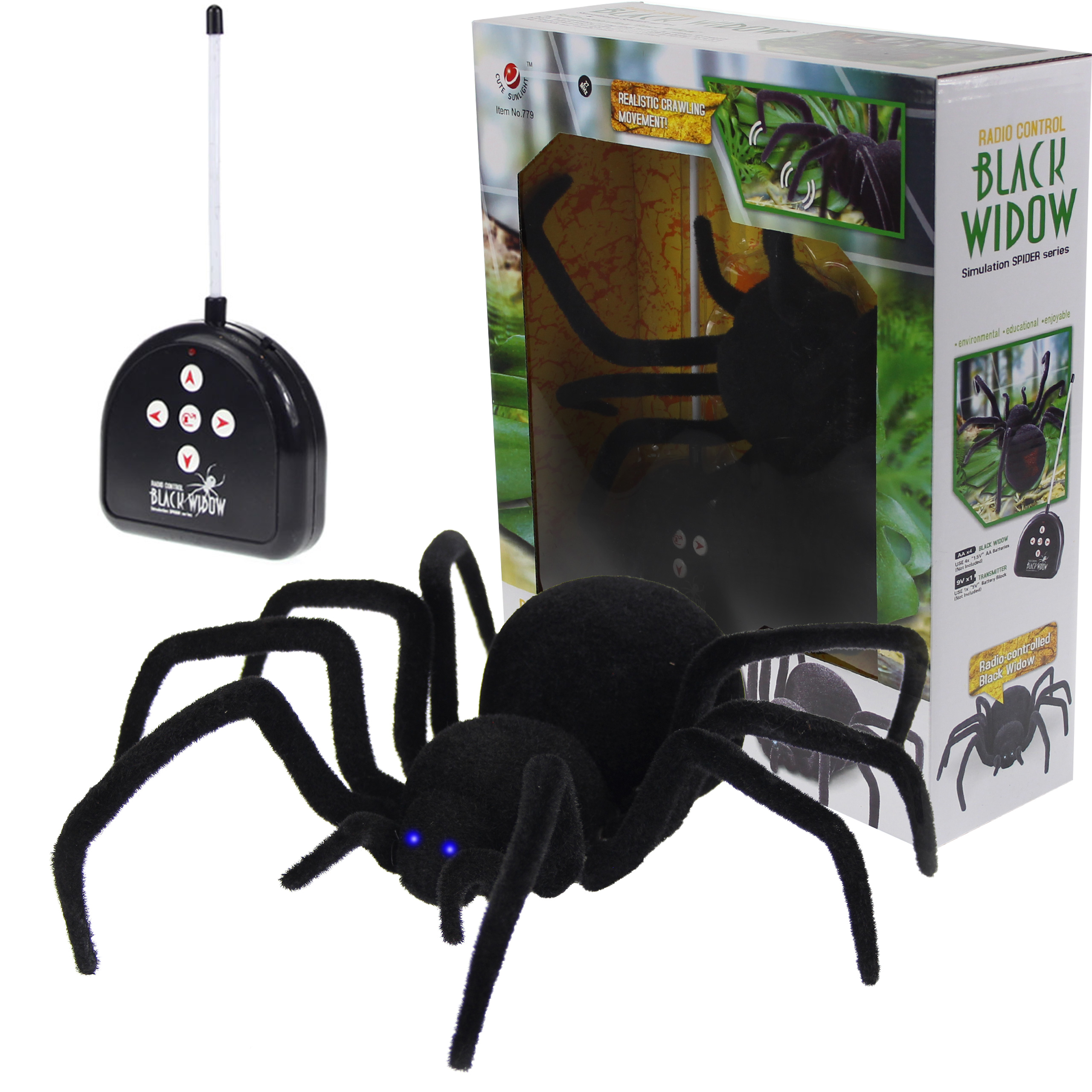 Pająk Czarna Wdowa Tarantula Zdalnie Sterowany Rc 7159141221