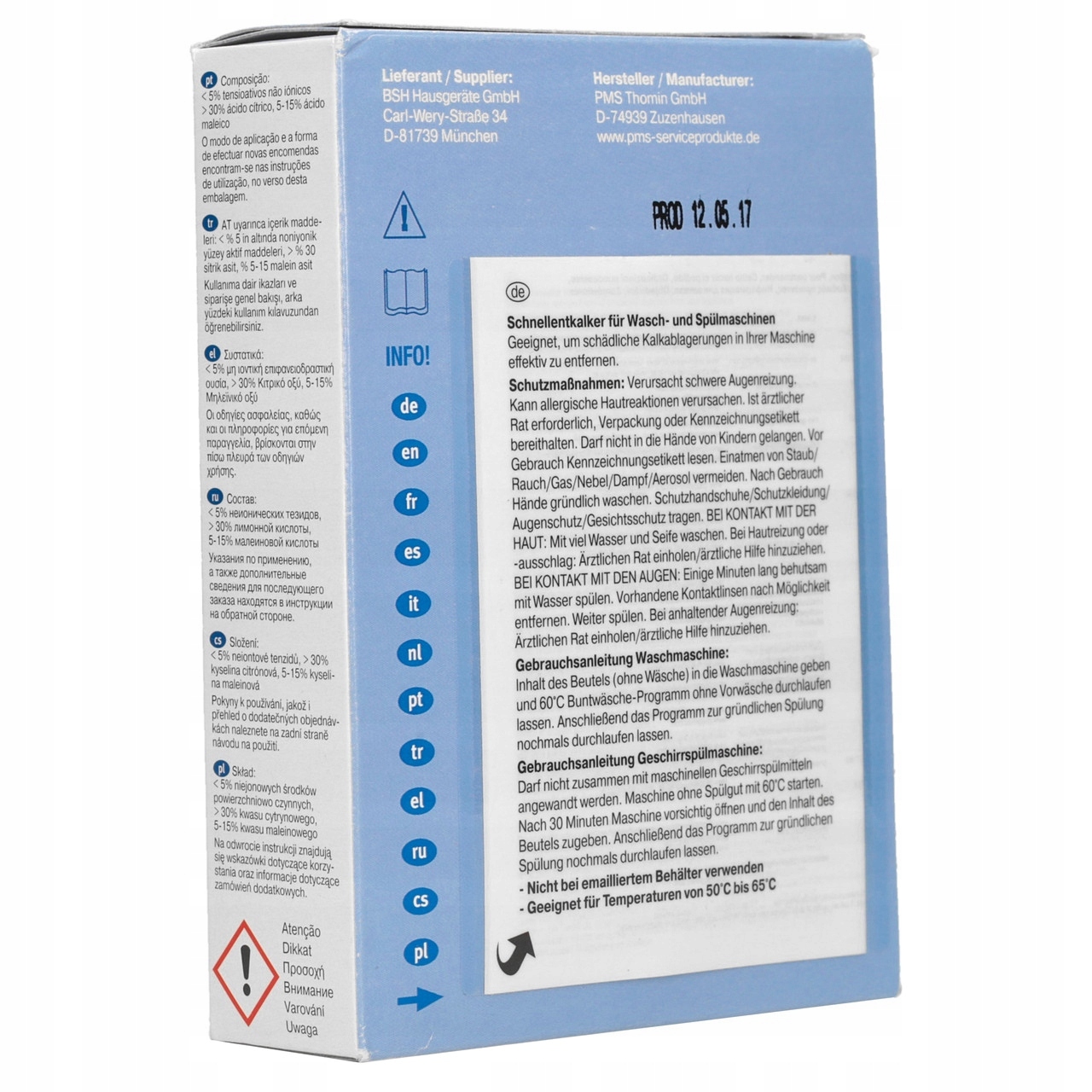 Odkamieniacz do pralki Beko WM 2510 J (7461854258)