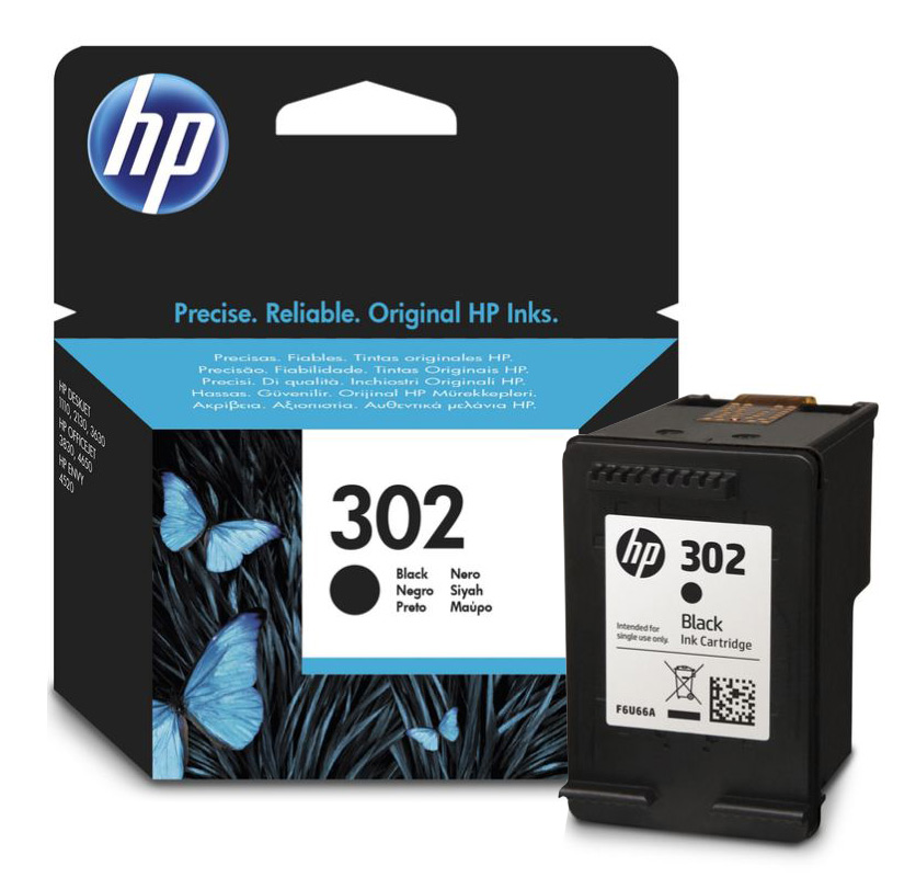 

Hp 302 DeskJet 1110 2130 3630 3639 black F6U66AE