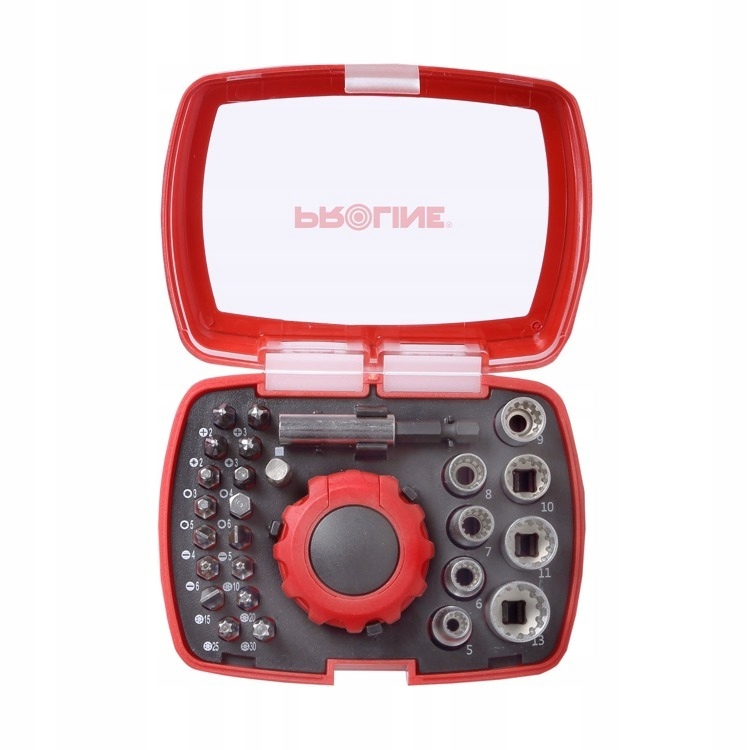 НАБОР НАКОНЕЧНИКОВ И КОЛПАЧКОВ С ХРАПОВЫМ МЕХАНИЗМОМ И РУЧКОЙ