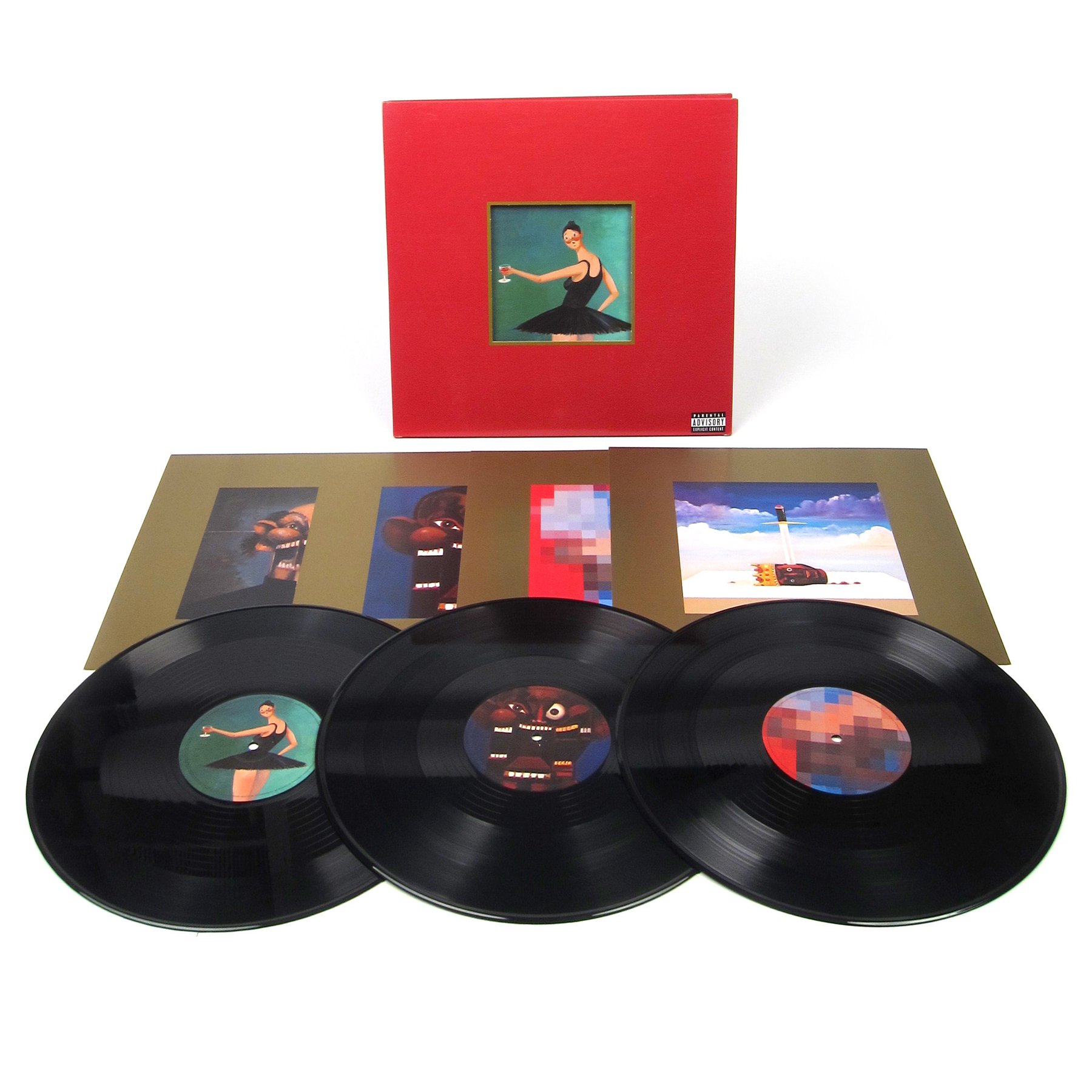 Kanye West My Beautiful Dark Twisted Fantasy 3LP 3xWINYL