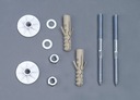 фото mini №9, Washbasin 35 x 28cm white, complete - 6 spare parts