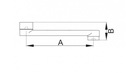 фото mini №3, Spout kitchen washbasin to betarees wall flat equal left 100 mm 3/ 4"