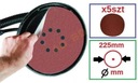 Tarczki абразивне dedra ded77490 225 mm 5 штук6, купити недорого