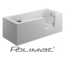фото mini №2, Trough acrylic polymath 170x75 avo white hull