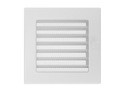фото mini №1, Lattice fireplace blinds 17x17 white ventilation metal gridded pocket