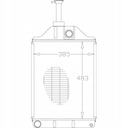Охладитель воды mf590 massey ferguson 1876608m32, купить в Украине