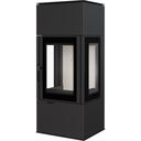 фото mini №4, Bookbinder stove freestanding fireplace steel goat torus 8 review 3 glass air duct