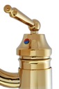 фото mini №7, Washbasin faucet high gols gold royal retro