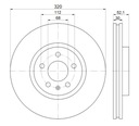 Тормозные диски, диск mikoda 4207 audi q5 8rb от 08r перед 320mm2, купить в Украине