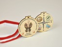 фото mini №3, Medal bilateral imprint ultraviolet+ ribbon 8x8cm 50szt