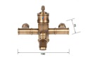 фото mini №7, Mixer sets wall-mounted royal orderlies retro golden