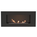 фото mini №15, Biofireplace suspended grilles delta flat 90 x 40 x 12 centimeters black