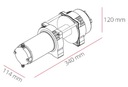 Лебедка електрическая dragon 4500lbs 2,2t/4,4tony8, купить запчасти