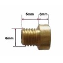 Сопло главная, основная карбюратора dellorto mikuni 6 mm 82 m62, купить в Украине