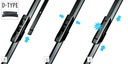 Очистителя плоские oximo wd350600 - 2szt16