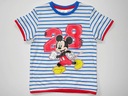Disney t-shirt dziecięcy wielokolorowy bawełna rozmiar 128 (123 - 128 cm)