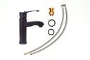 фото mini №8, Washbasin faucet retro black orb royal high hoses fasteners