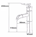 фото mini №3, Washbasin faucet retro high gold royal