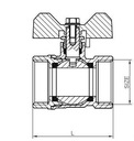 фото mini №7, Valve ball diamond 1'' art. 2470-25. mot