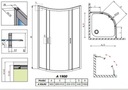 фото mini №3, Salon shower room radaway premium plus a 1900 90 x 90 centimeters 30403-01-01n