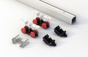 фото mini №3, S100 system for sliding doors for sliding doors 100 kg. 120 centimeters