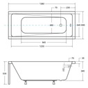 фото mini №10, Trough besco modern з screen/ em 140x70 centimeters hull