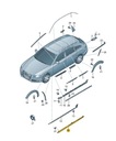 Audi a4 8k0 s-line листва порога правая задняя wew. 8k0854932a4, купить из Польши