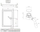 фото мини №2, Бассейн radaway doros d compact прямоугольный 100 x 90 сантиметри