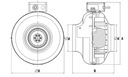 фото mini №5, Fan channel rm 250/ 1100 harmann 1090m3/ h