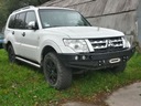 Mitsubishi pajero 4 бампер перед металлический сталь3, купить с разборки