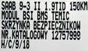 Коробка предохранителей модуль saab 93 9-3 ii 02-07 1.9 tid 127579994, купить из Польши