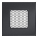 фото mini №1, Lattice fireplace ventilation 11x11 graphite
