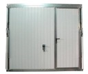 фото mini №4, Gate garage hinged graphite matte anthracite