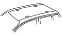 Subaru impreza 2007-2011 багажник на крышу на крыша рейлинг9