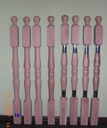 фото mini №6, Balusters wooden oak beech gum pine balustrade