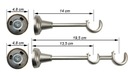 фото mini №13, Cornice 180 centimeters double 1, 8 modena cornices 25/19