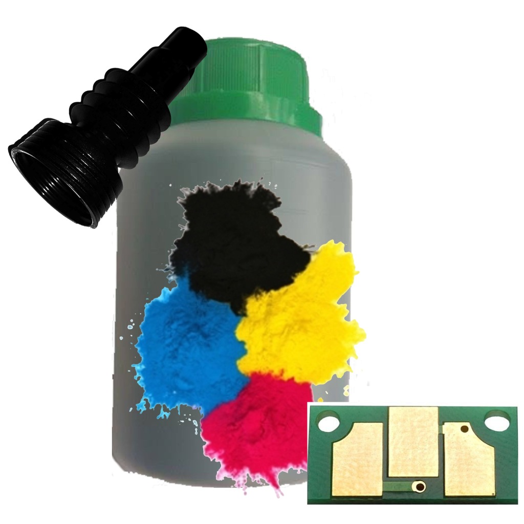 Toner prášek pro Ricoh Mpc 3500 Mpc 4500 čip Cmyk new