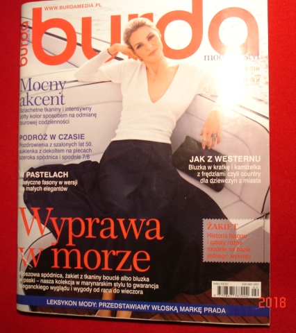 Burda 2/2010 r.wszystkie wykroje.